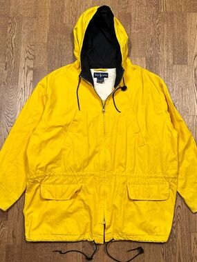 Vintage Ralph Lauren RL 2000 Cotton Windbreaker Utility Jacket Mens Medium